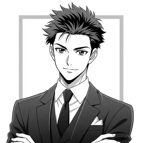 Anime Handsome Guy Style - Dapper and Sophisticated