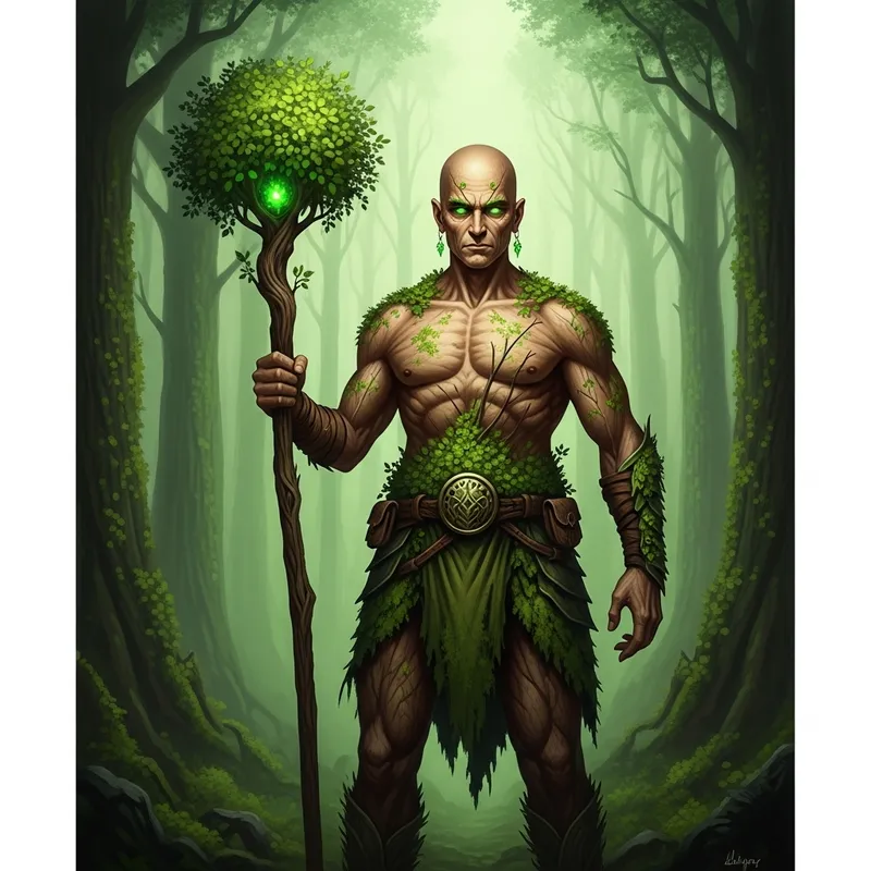 Bald Nature Deity - Powerful God of Verdant Realms