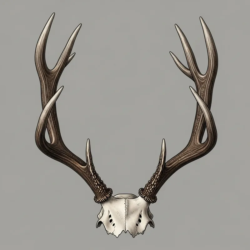 Intricate Antlers Design - Unique Shed Antlers Image