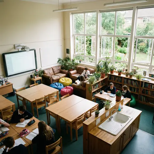 Bright & Inviting Secondary School Classroom