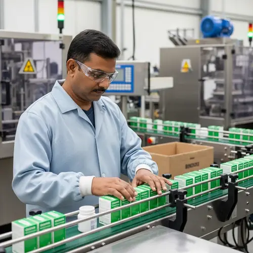 Meticulous Ointment Packing by Skilled Worker