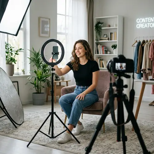 OnlyFans Photo Shoot Featuring a Stunning Model