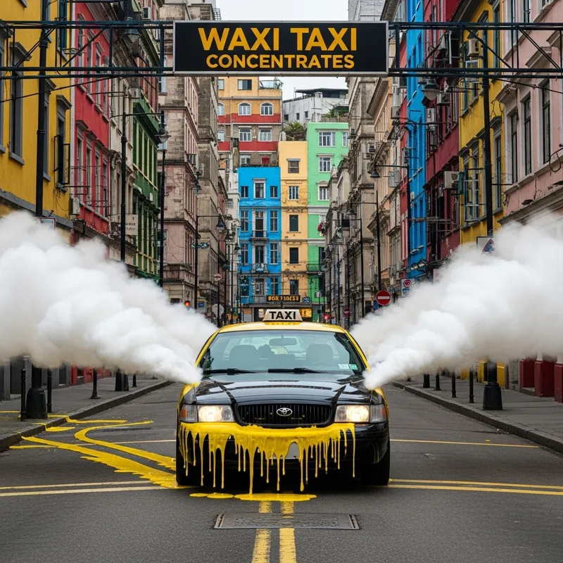 Waxi Taxi: A Colorful Ride through a Vibrant City