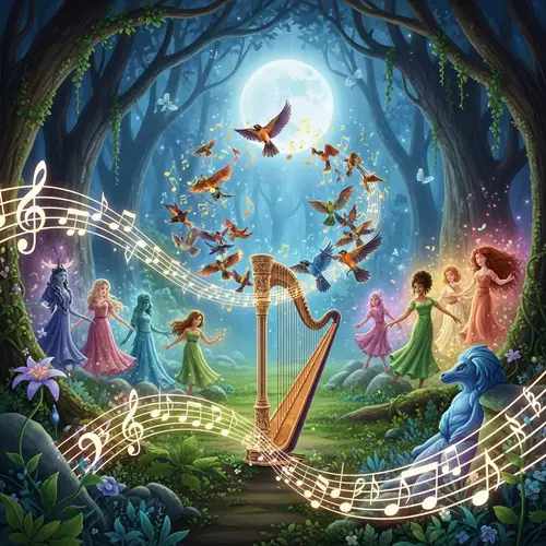Magical Music Forest - Enchanting Harmony & Mystical Melodies