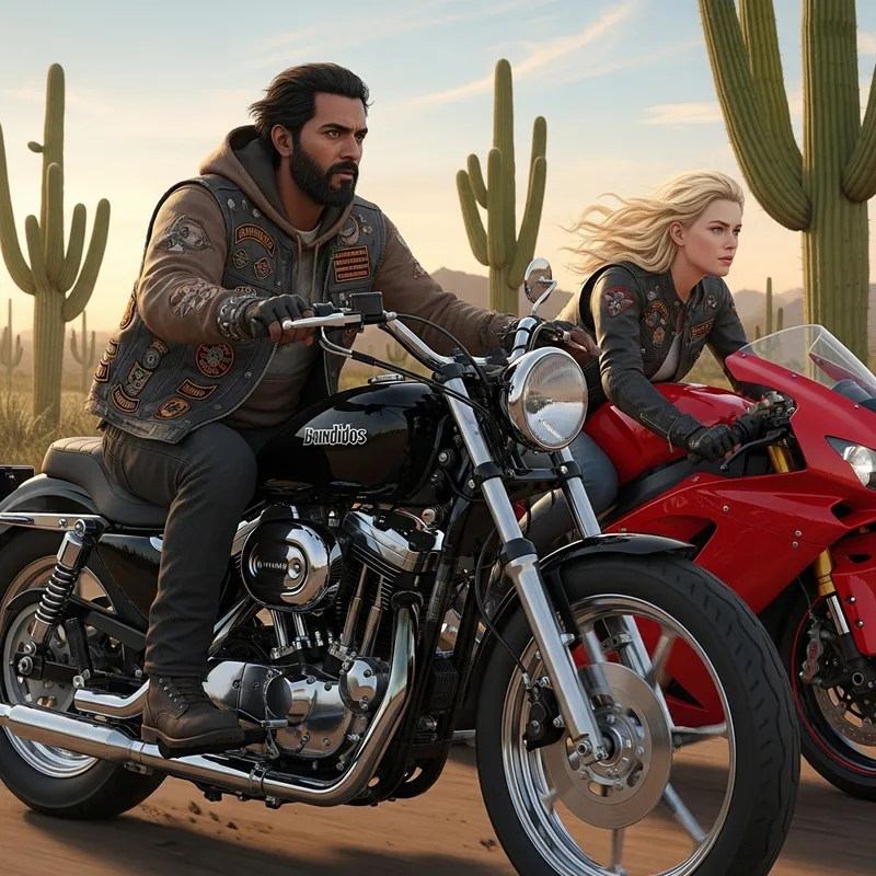 Biker Bandidos: Motorcycle Desert Ride