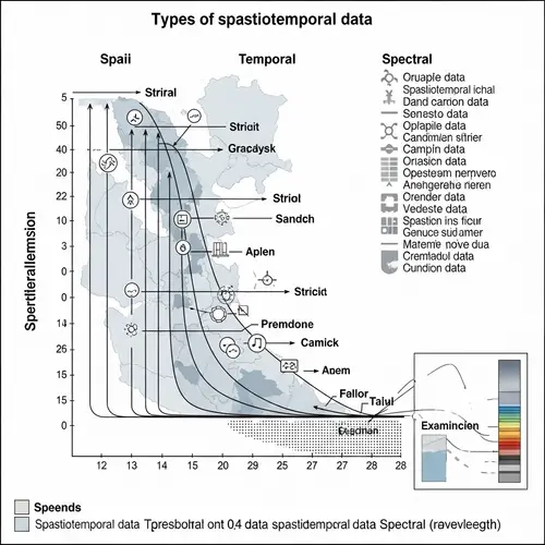 Intricate Diagram of Spatiotemporal Data Types