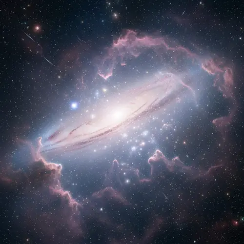 Galaxy Nebula Cosmic Space Scene | Deep Space Exploration