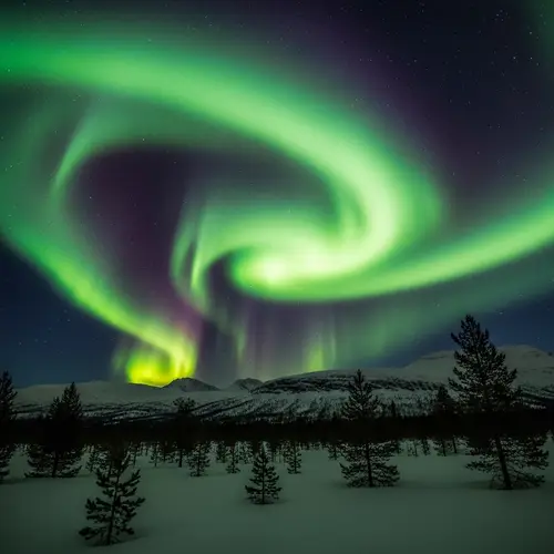 Vibrant Northern Lights Display | Abstract Nature Spectacle