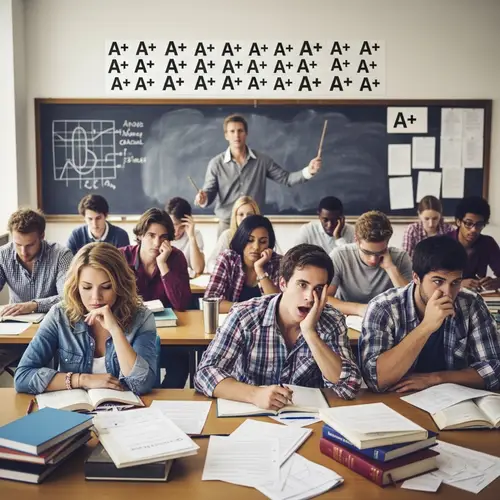 High Academic Expectations Meet Classroom Chaos - Group of Diverse Students