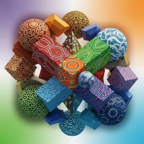 Unity in Diversity Abstract Art