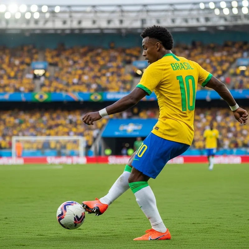 Pele - Soccer Legend in Yellow and Green Jersey | Amazing Ball Control