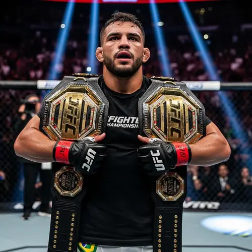 Brazilian MMA Champion with Two Championship Belts | The Ultimate Fighter