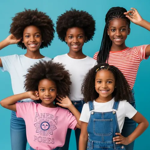 Empowering Black Girls with Diverse Natural Hairstyles