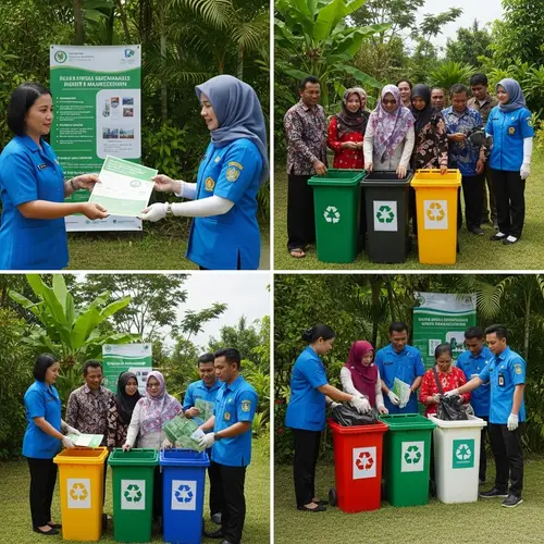 Green Waste Management and Sustainable Healthcare Practices in Lush Indonesian Landscape