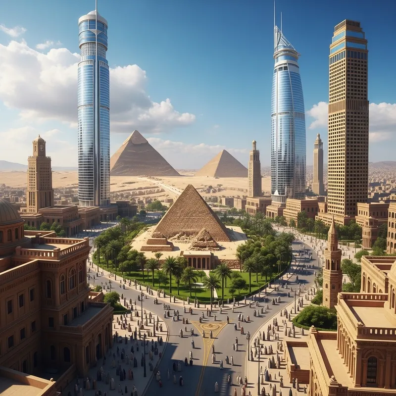 Egypt After 50 Years: Envisioning a Futuristic Landscape Egypt After 50 Years: Envisioning a Futuristic Landscape