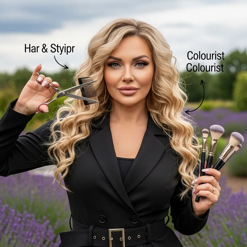 Beautiful Blonde Woman in Her 40s: Hair Stylist & Colorist