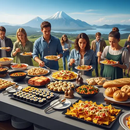 Unique Surreal Landscape Without Nachos - Intriguing Details