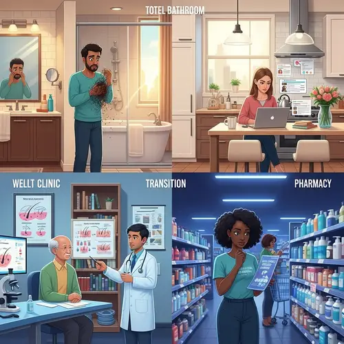 Hair Fall Solutions: Diverse Individuals Battling Hair Loss