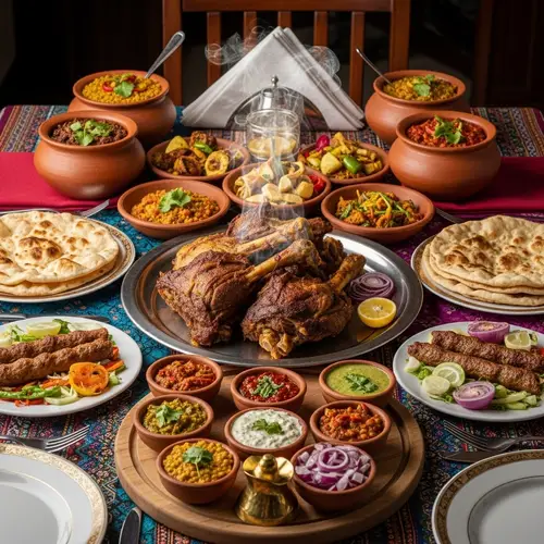Balochi Cuisine Spread: Exquisite Dining Experience