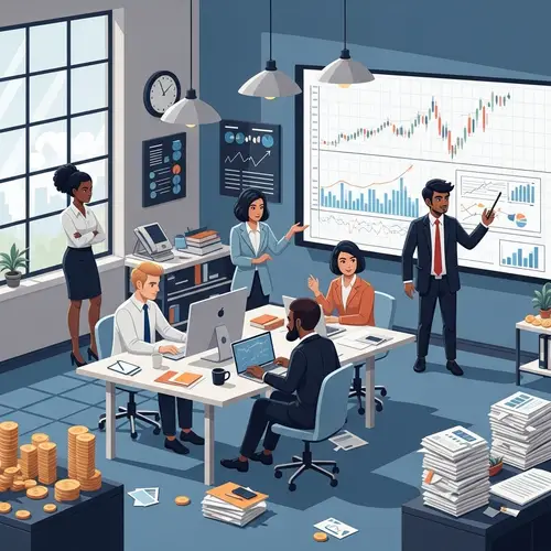 Diverse Business Passion in Contemporary Office Environment