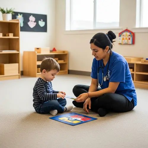 Autistic Child Clinical Observation in Montessori Room