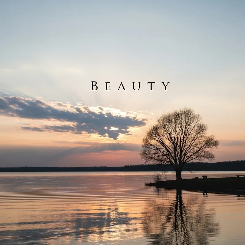 Minimalist Beauty: Serene Landscape Art