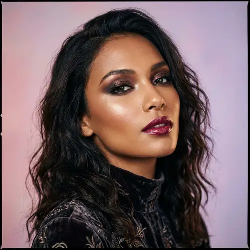 Glamorous High-Fashion Model Headshot