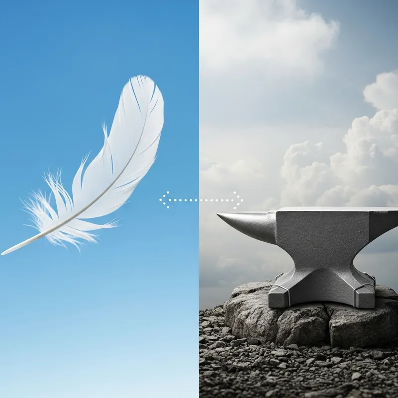 Simile in Literature: Feather vs. Anvil Symbolism Simile in Literature: Feather vs. Anvil Symbolism