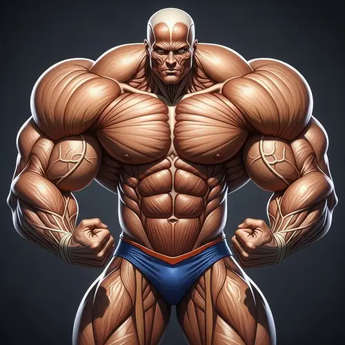 Dynamic Superhuman with Massive Muscles - Strength Personified