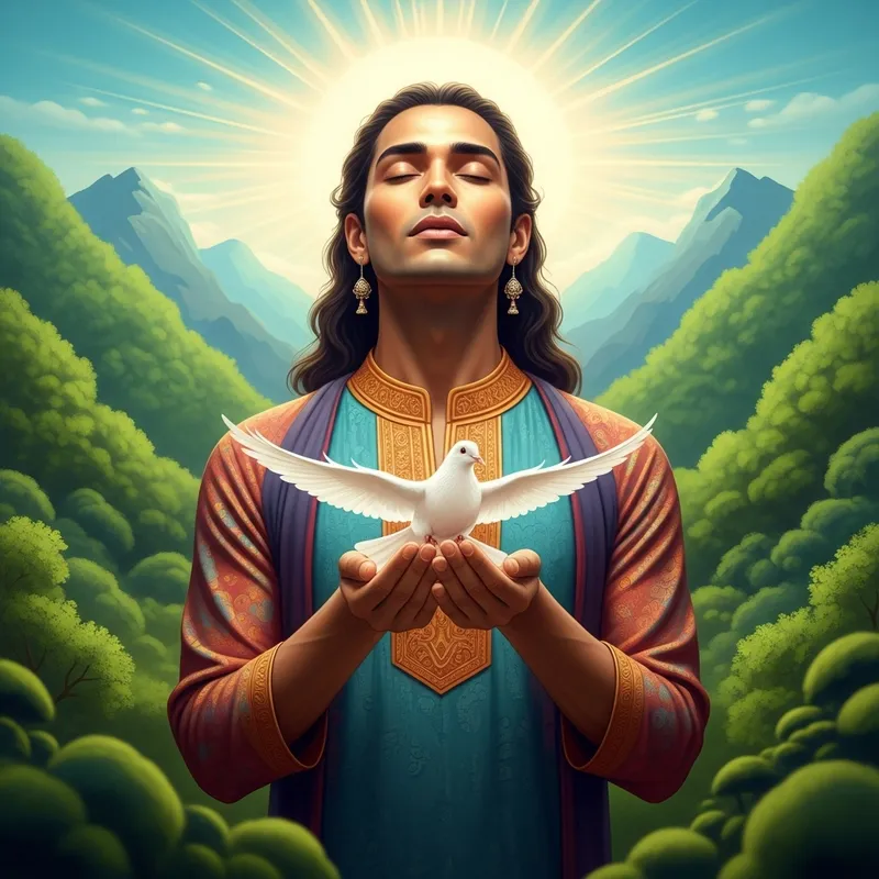 Universal Beauty: Captivating Elegance in Peaceful Harmony