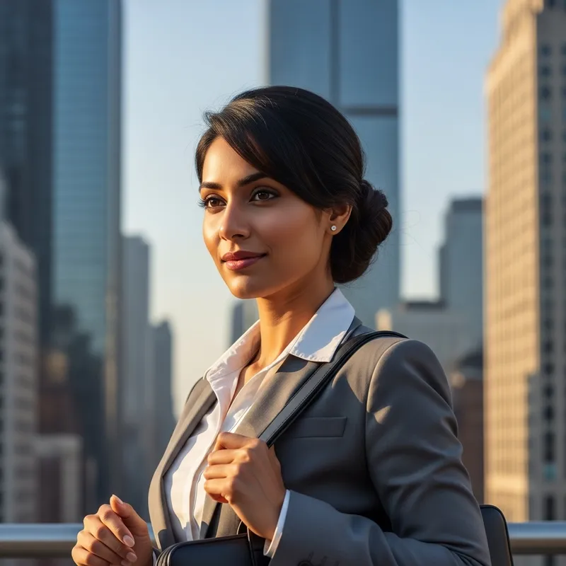 Successful South Asian Businesswoman Portrait