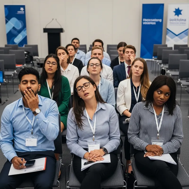 Bored Participants at an Event