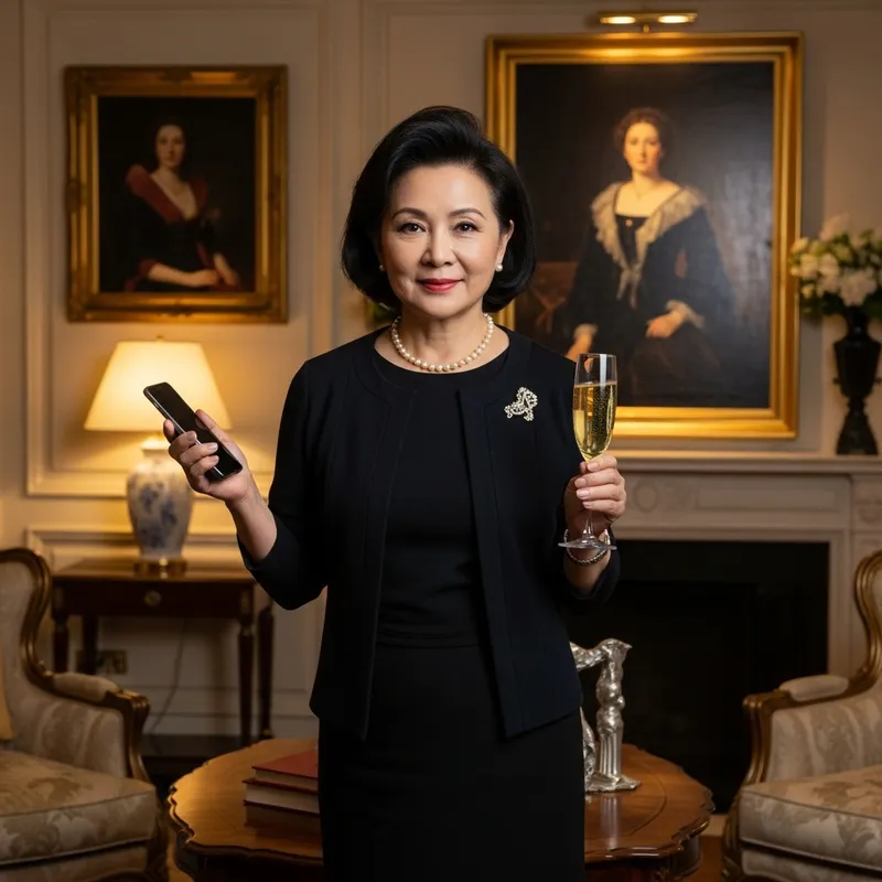 Luxurious Asian CEO's Wife in Elegance Luxurious Asian CEO's Wife in Elegance