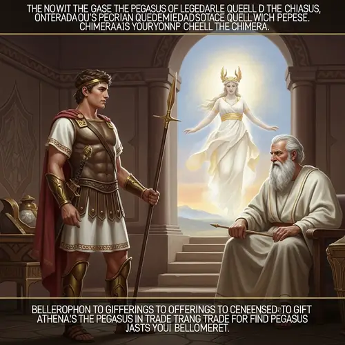 Bellerophon and Pegasus: Mythical Adventure to Conquer the Chimera