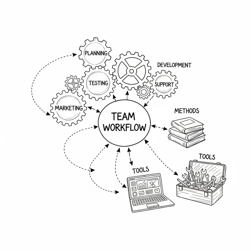 Team Function Mind Map: Processes & Tools