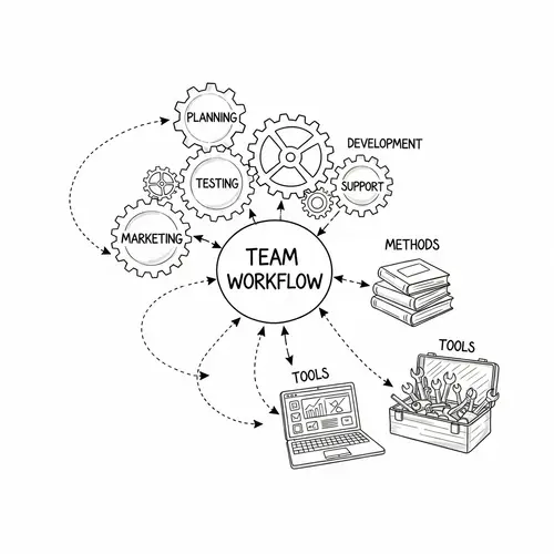 Team Function Mind Map: Processes & Tools