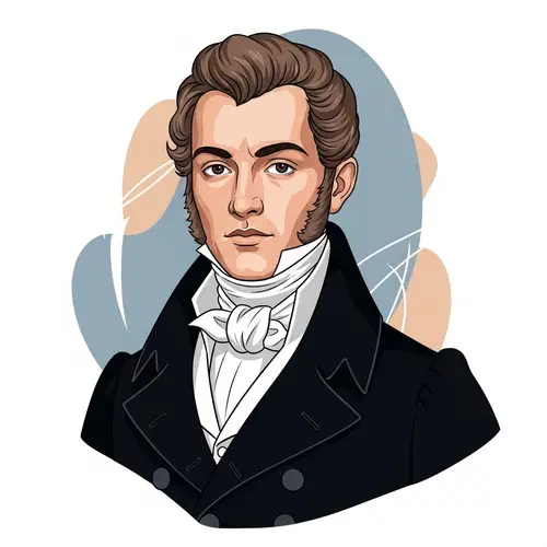 Early 19th Century Historical Male Figure Portrait