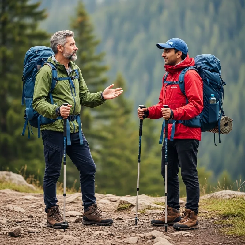 Gentlemen Hiking Conversations in Nature