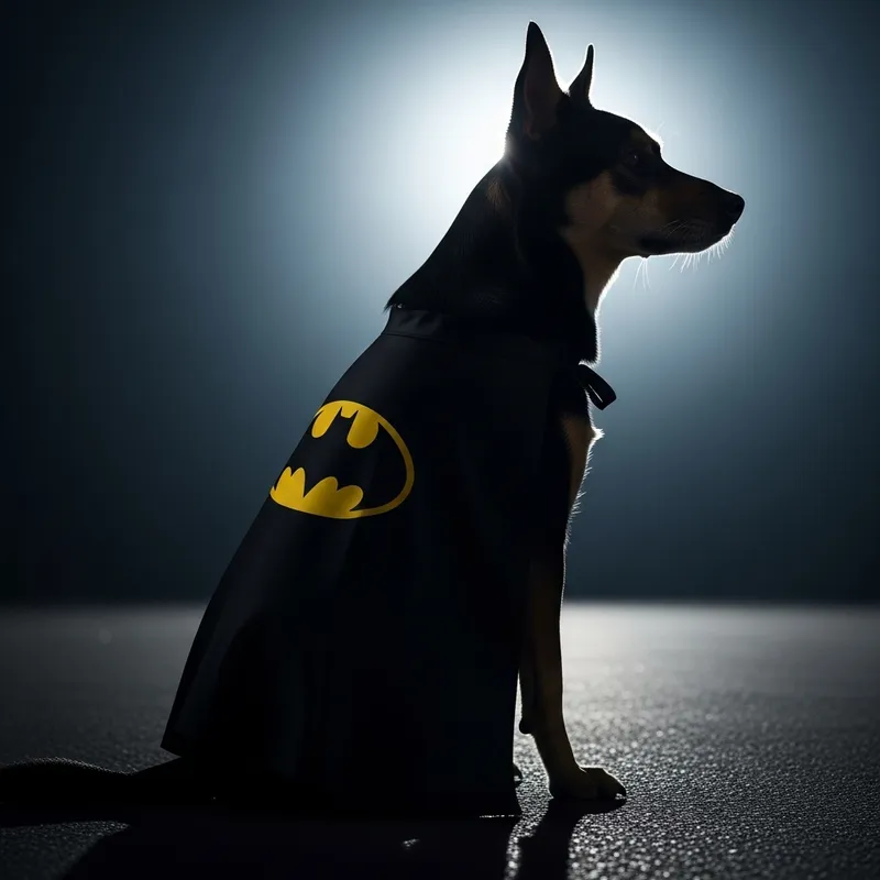 Batman Cape Dog: A Superhero Pup's Bravery