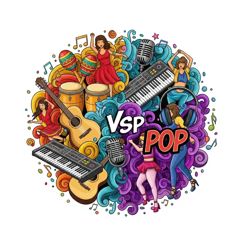 Latin and Pop Music Fusion - Image of Latin and Pop Music