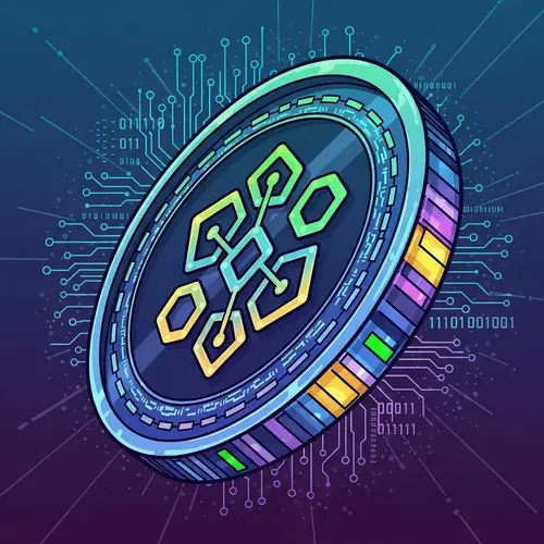 Vibrant Cartoon Cryptocurrency Token Design