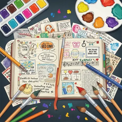 Creative Notebook: Self-Expression Through Artistic Diversity