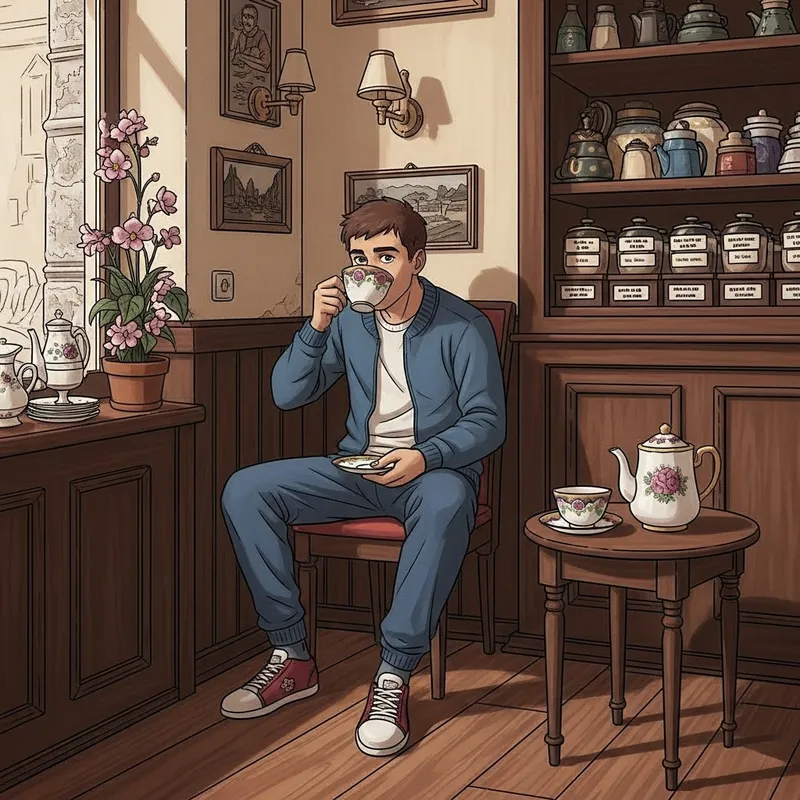 Yarik's Mysterious Tea Shop Visit