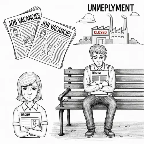 Unemployment: Visual Narrative of Struggle and Hope