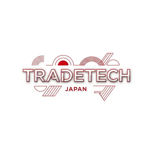 TradeTech Japan Lettering Logo Design | Modern & Elegant