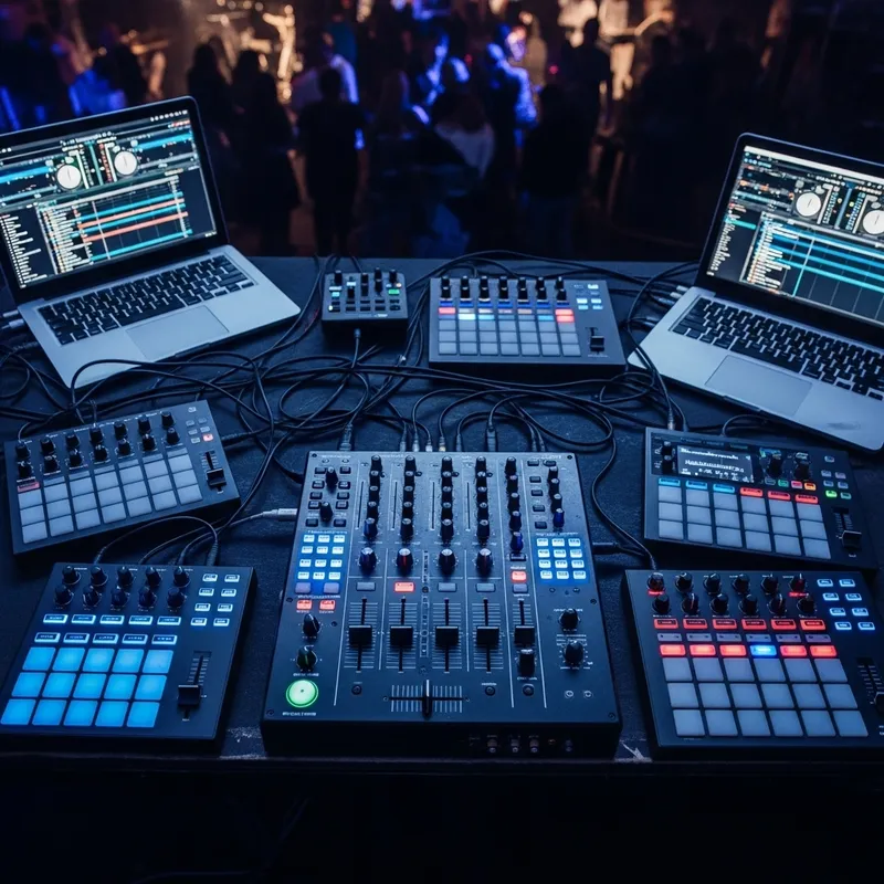 Professional MIDI DJ Controller for DJ Performances