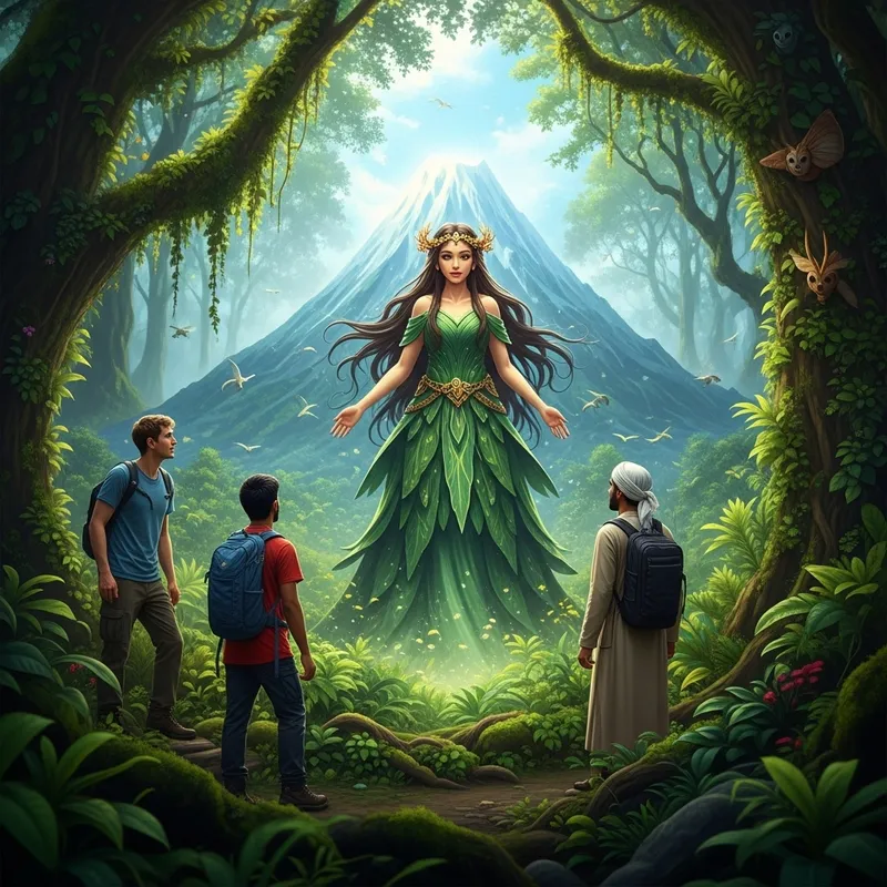 Encounter with Maria Makiling: Three Gentlemen in Enchanted Forest