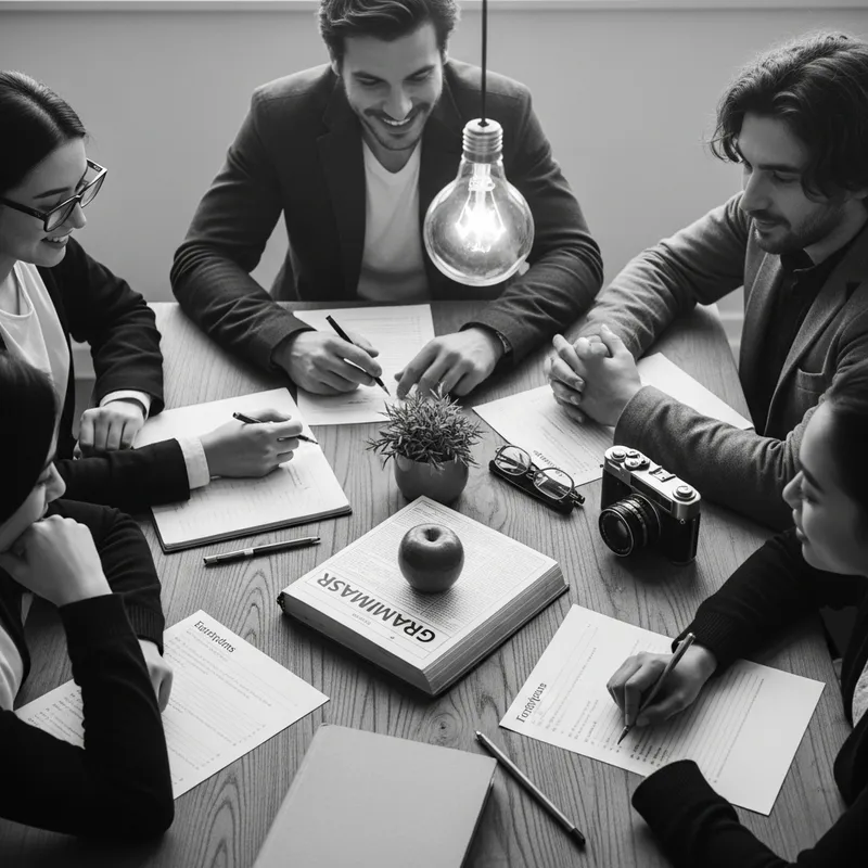 Creative English Teaching with Photography and Grammar Illustrations