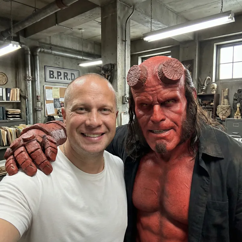 Ultra-Realistic Portrait with Hellboy