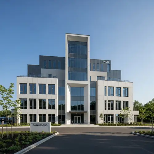 Minimalist Modern Office Building - Architecture Design